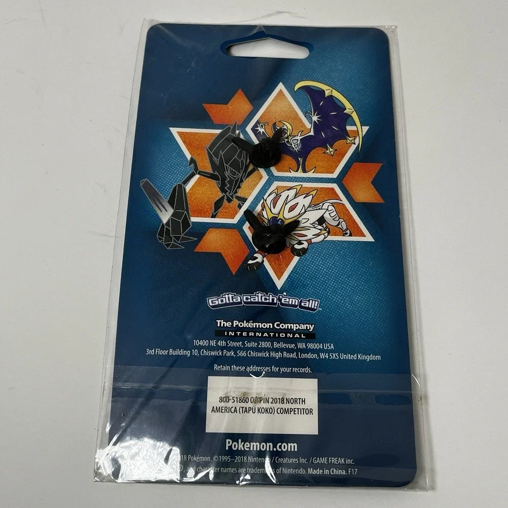 Pokemon TAPU KOKO PIN North American Championships 2018 Sealed Competitor‎ OOP
